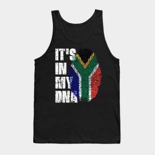 IT'S IN MY DNA South Africa Flag Boy Girl Gift Tank Top